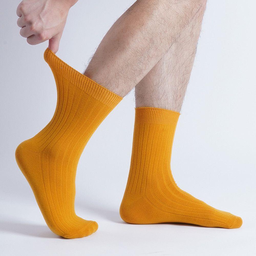 ROWANS Vớ Cotton Mềm Không Đường May Thoáng Khí Thời Trang Xuân Thu Cho Nam Và Nữ