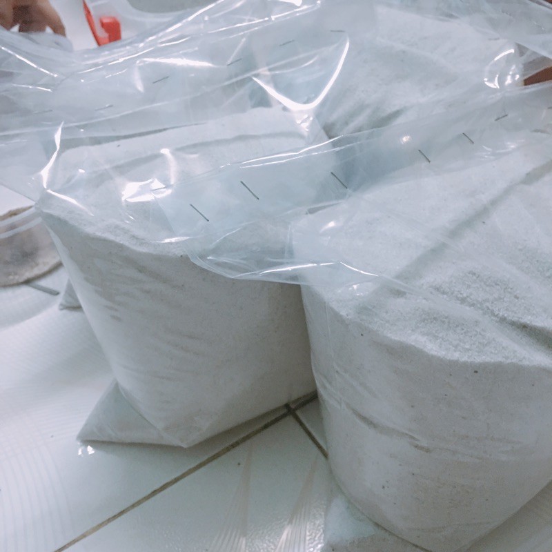 CÁT TRẮNG SẠCH LÀM NỀN CHO ỐC MƯỢN HỒN BỊCH 5KG
