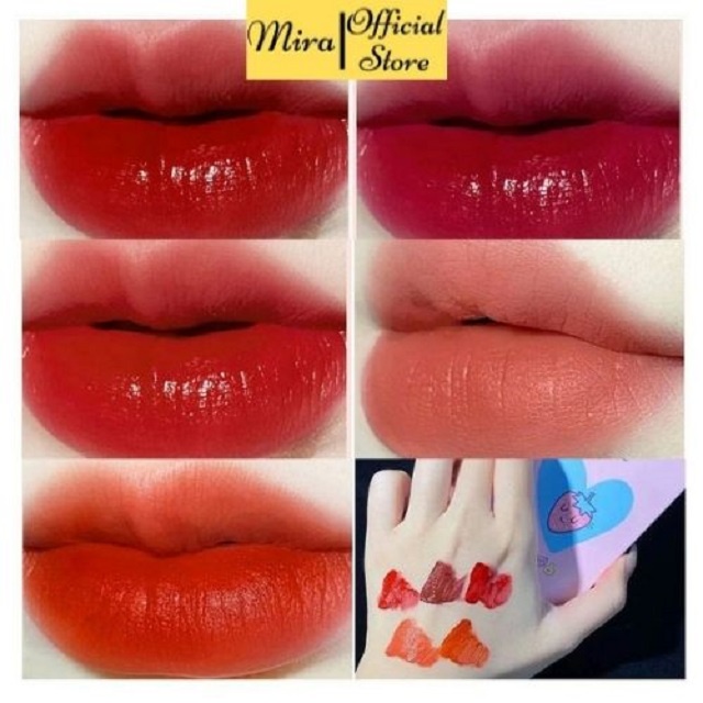 Set Son Kem Lì KTE Fluffy Matte Lip Glaze HÀNG CHÍNH HÃNG Miraa shop