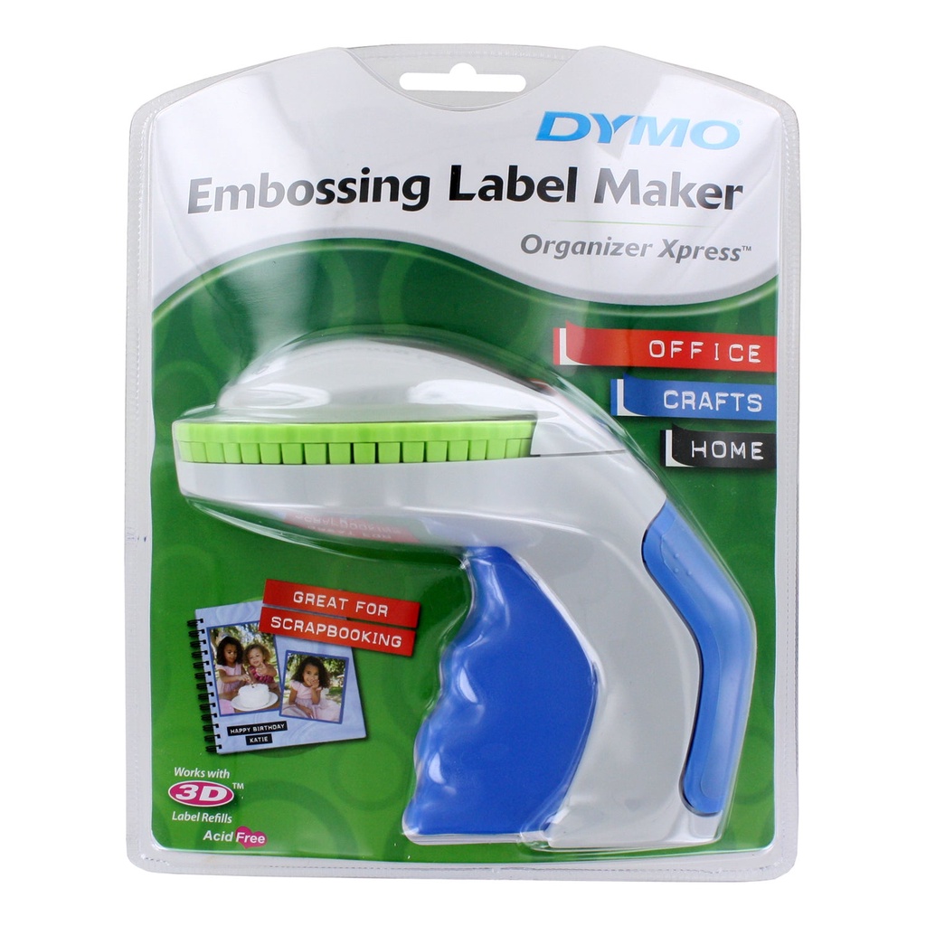 Máy dập chữ nổi 3D trên nhựa DYMO Omega Embosser