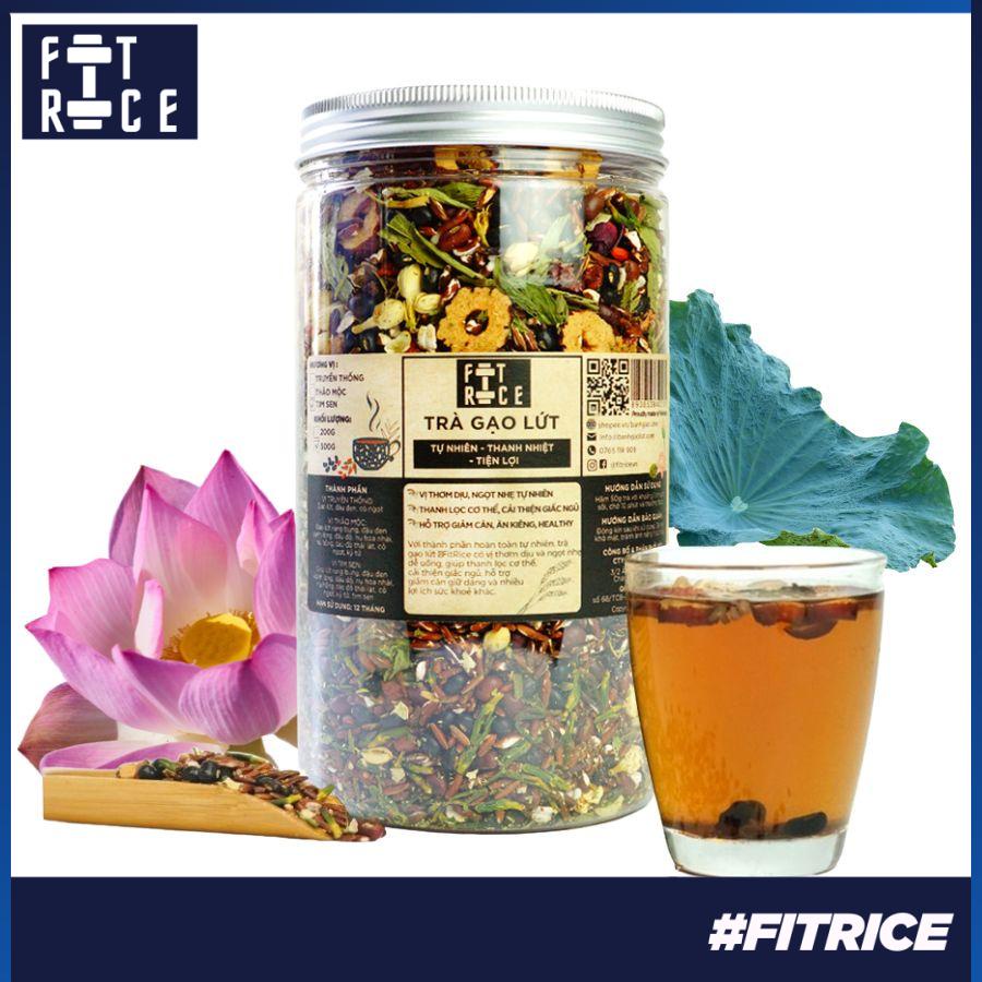 Trà gạo lứt thanh nhiệt FitRice   - Eat clean, Thực dưỡng, Ăn kiêng