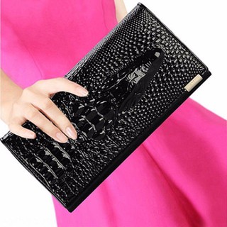 Ví nữ vân da cá sấu dài Banyanu