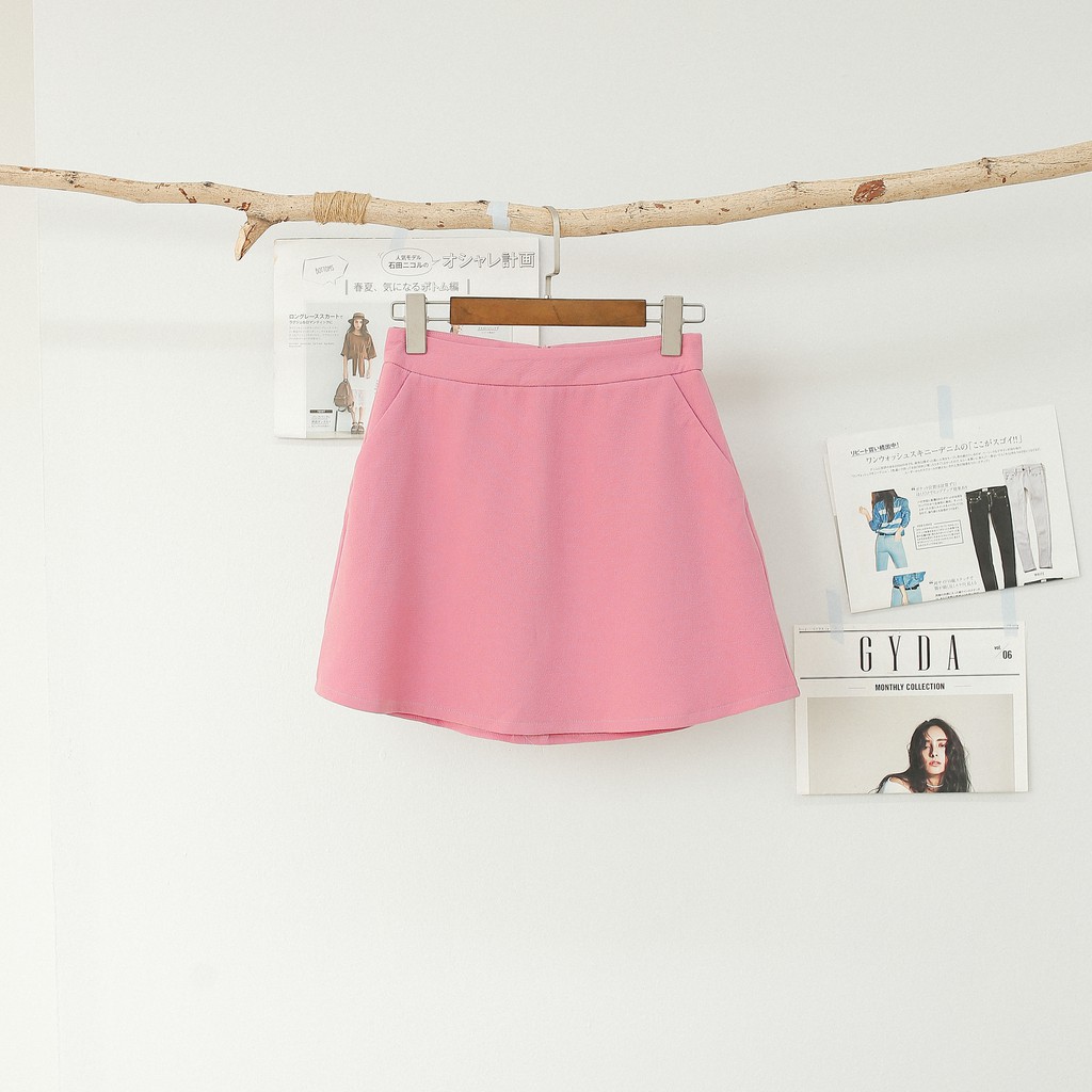 Chân Váy Basic MOMOCO Kiểu Dáng Chữ A Cạp Rời Thanh Lịch M1986