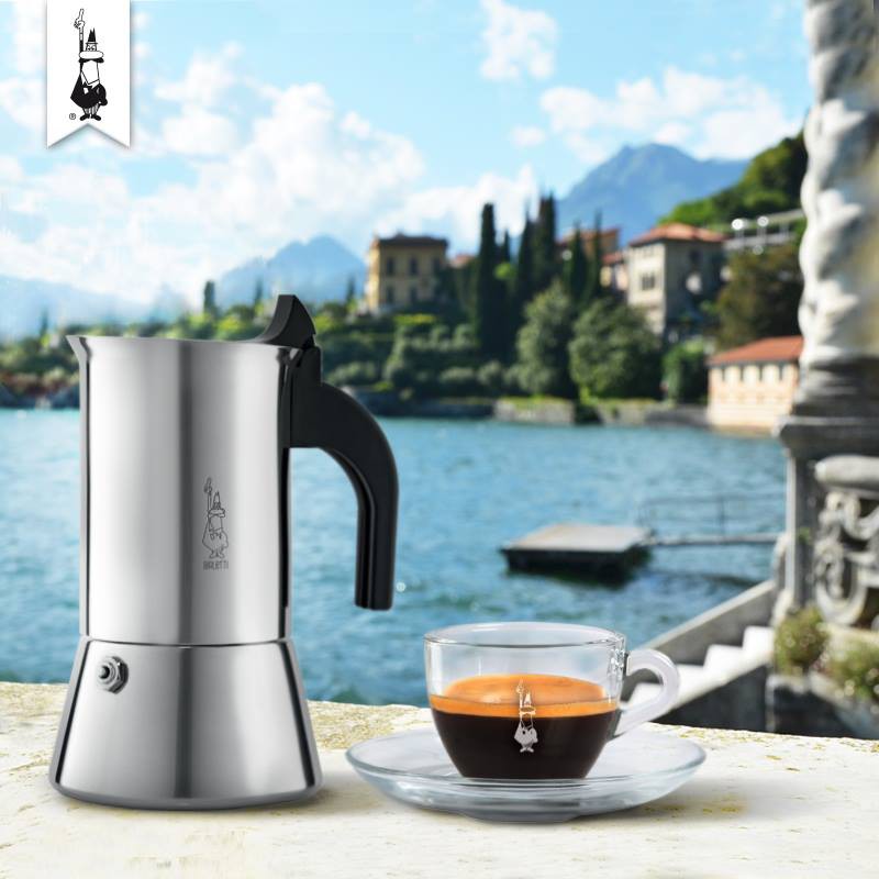 Ấm pha cafe Bialetti Venus - ấm từ 4 cup trở lên dùng được cho bếp từ