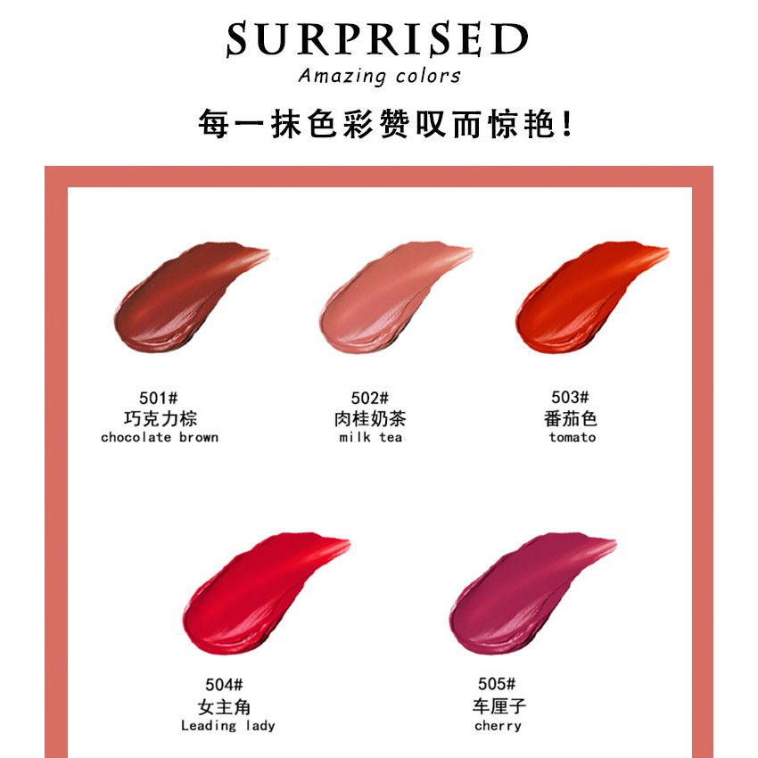 [ HOT ] ♥♥♥♥ Son kem lì LOVE OF LIP VDE - Set son kem lì với bảng màu thời thượng