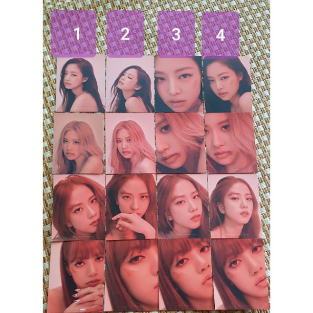 [BLACKPINK] ẢNH CARD OFFICIAL BIGCARD ALBUM KILL THIS LOVE