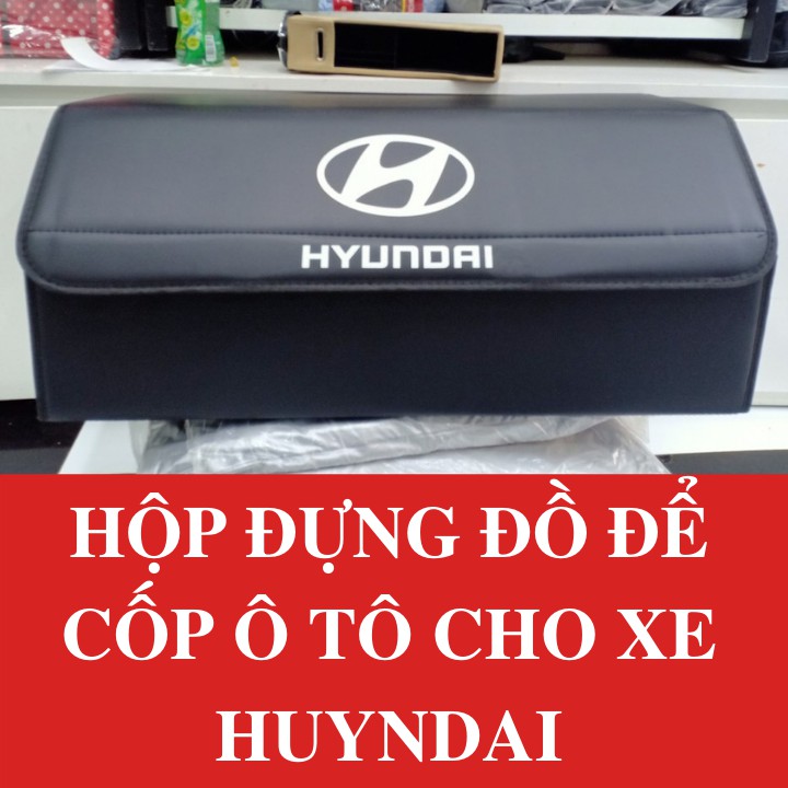 Hộp Bọc Da Để Đồ Trên Xe Ô Tô, Thùng Đựng Đồ Ô Tô Cho Xe Huyndai