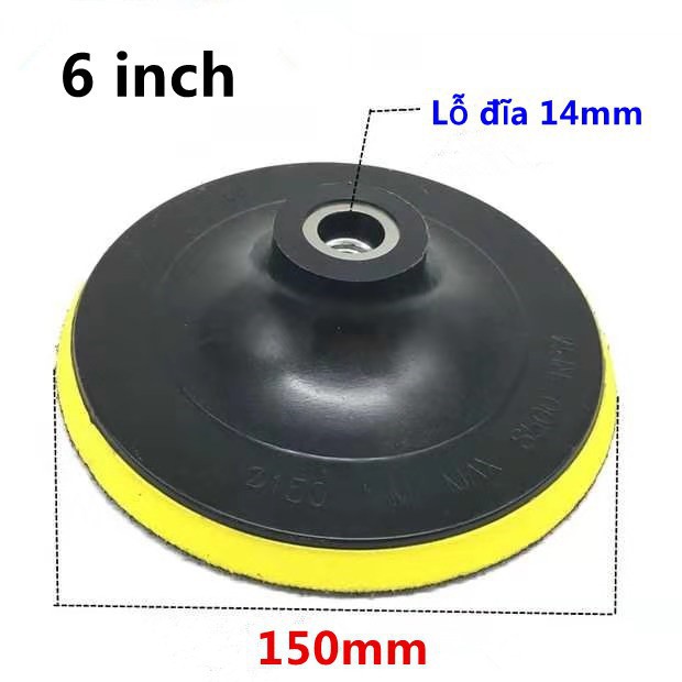 Đĩa đánh bóng tự dính 6 inch-Lỗ đĩa 14mm