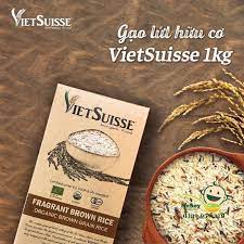 Gạo lứt hữu cơ Vietsuisse 1kg - Việt Nam
