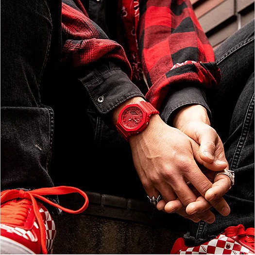 Đồng Hồ Casio Nam Dây Nhựa GSHOCK GA-2100-4ADR Chính Hãng
