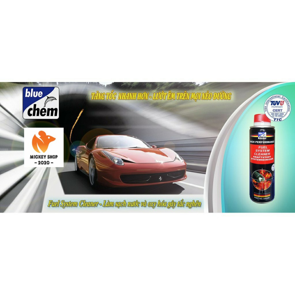 [MUA NHIỀU] Chai Vệ Sinh Hệ Thống Xăng Bluechem Fuel System Cleaner 250ml