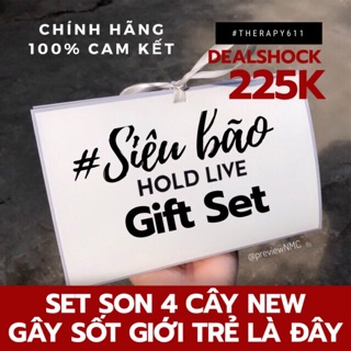 💥🔥🌤..::✨combo 4 cây son holdlive cực hot + túi xinh✨::..