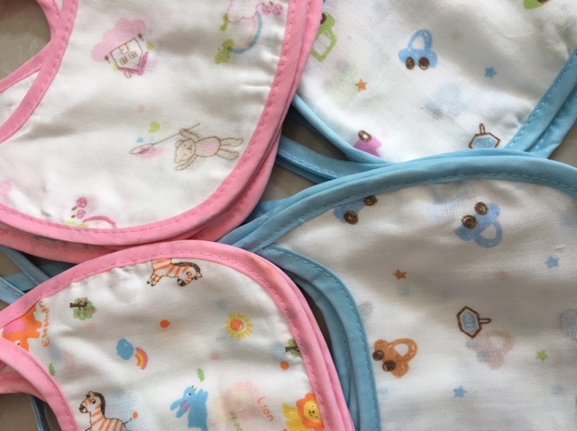 Ninikids: Yếm xô sơ sinh yếm dãi cotton cho bé