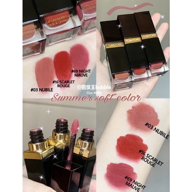 Son Kem lì Tom ford Lip Lacquer Đủ Màu Hot Siêu Đẹp - Son Tomford Kem Fullsize