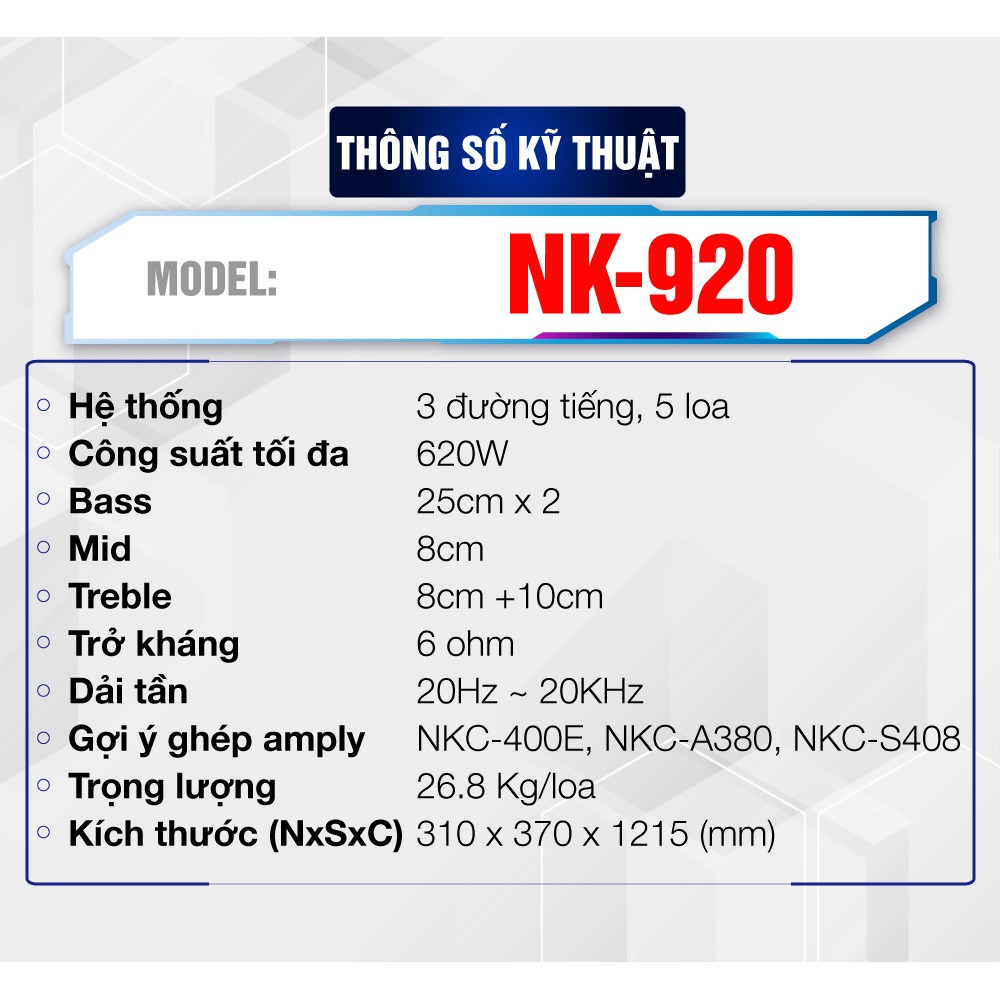 Loa đứng NK-920 NIKOCHI