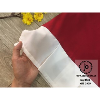 Đầm suông xẻ tà big size (MS 9438)