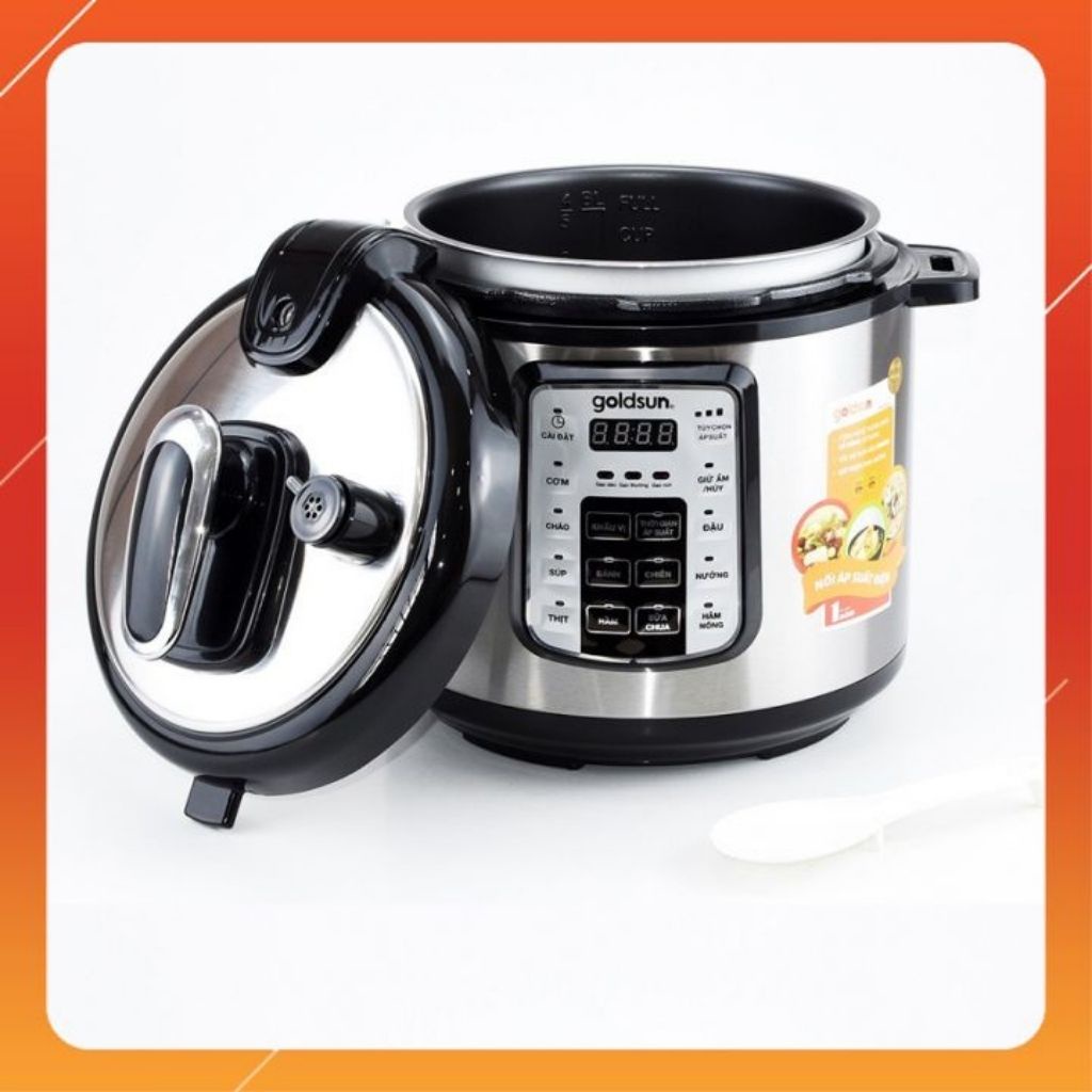 Nồi áp suất điện đa năng GOLDSUN CD4701 Thương hiệu VN Bảo hành 12 tháng