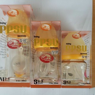 Bình Sữa PPSU GB-Baby cổ rộng dung tích 90ml/160ml/280ml