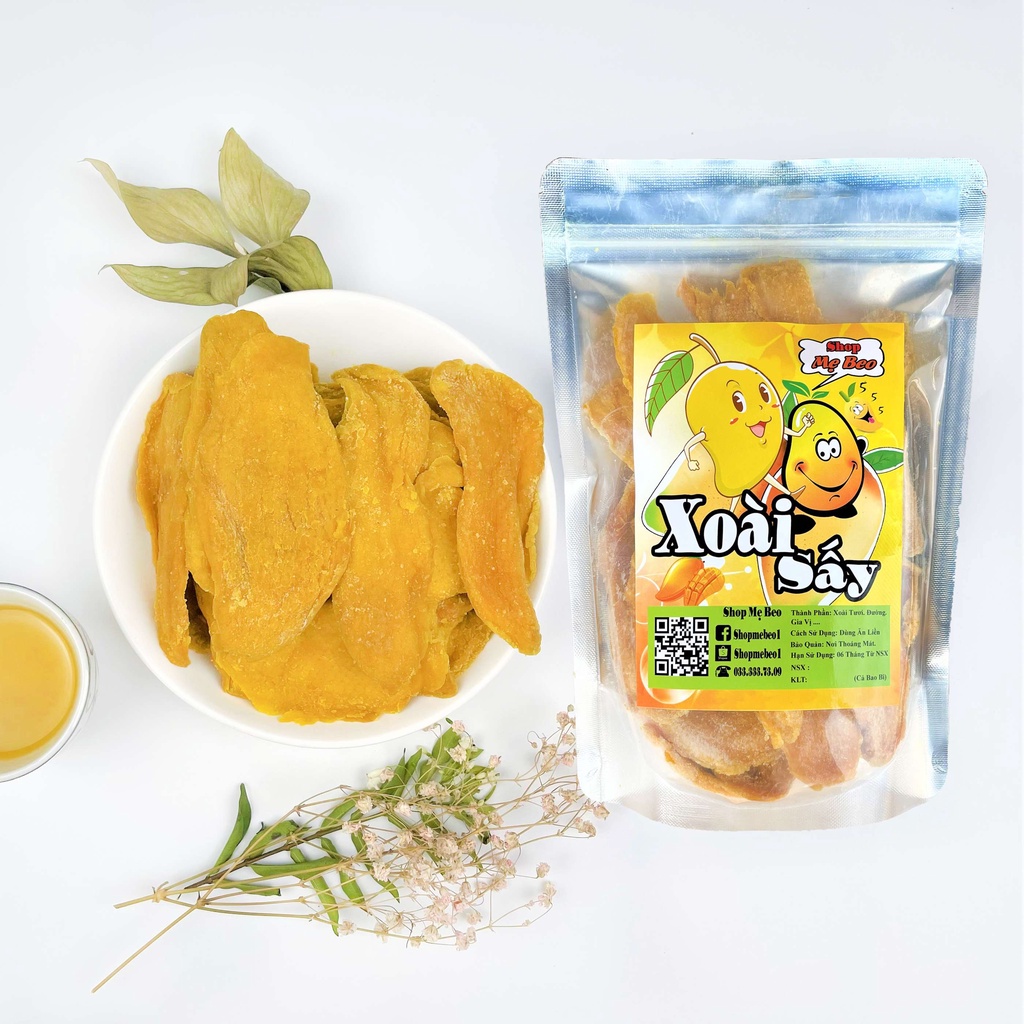 Xoài sấy dẻo Đà Lạt ngon ngọt Túi 500Gr