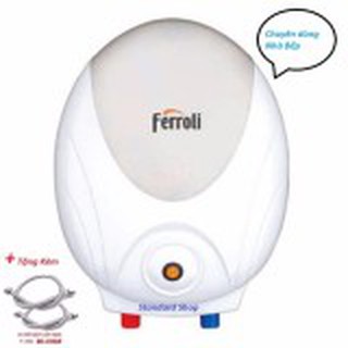 Bình nước nóng Ferroli Hotdog E 5L + Tặng 02 dây cấp lắp bình - Chất Lượng cao
