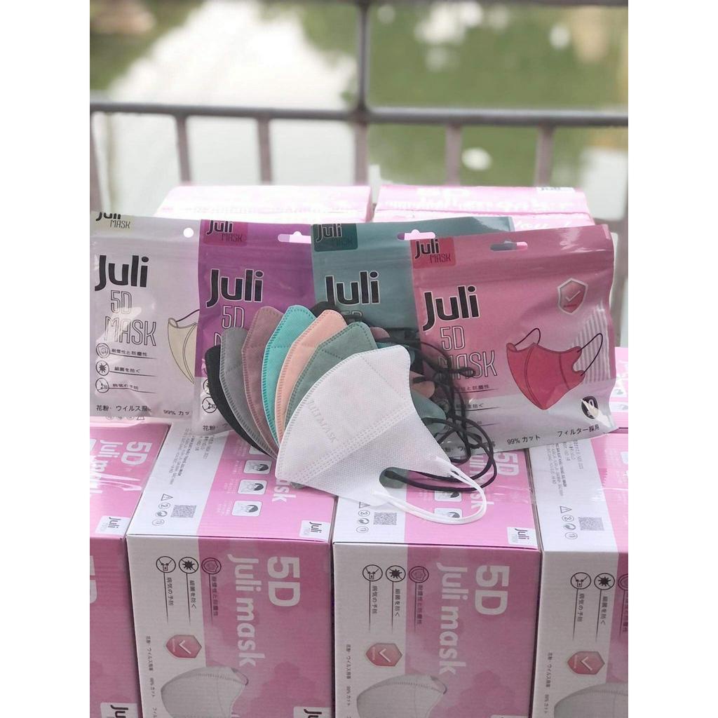 Set 200 Chiếc Khẩu Trang 5D Juli Mask Mẫu Thời trang mới