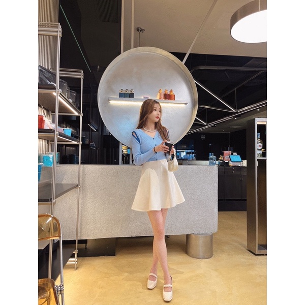 (KÈM HÌNH THẬT) Giày cao gót cao cấp da mềm mũi tròn quai ngang nhún bèo BIG SIZE 39-40-41-42-43
