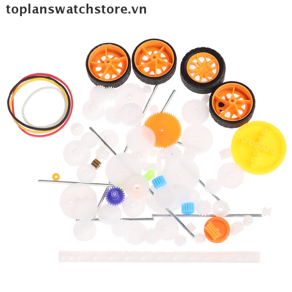 [toplanswatch] Set 78 Bánh Răng Đồ Chơi Bằng Nhựa Cho robot