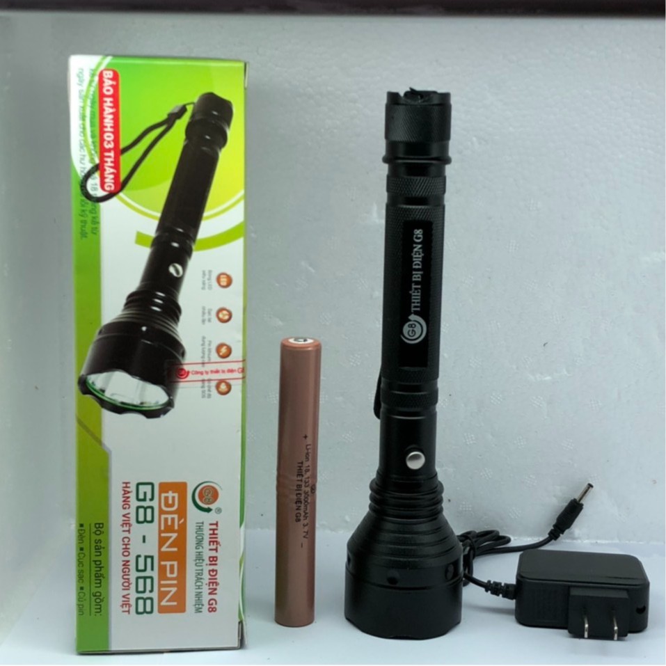 Đèn Pin siêu sáng G8 - 568