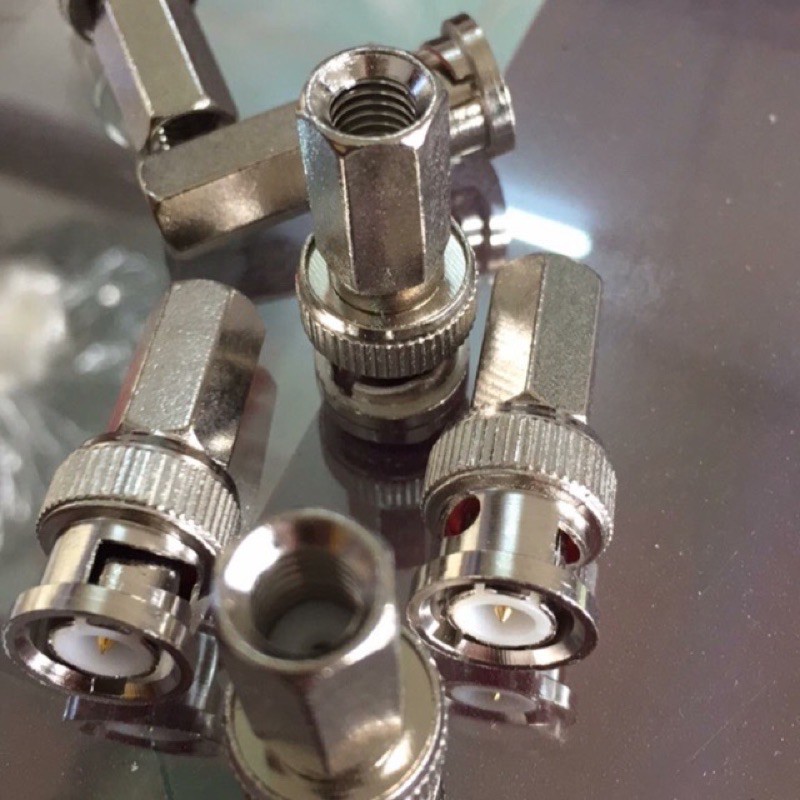 100 jack rắc BNC Vặn trực tiếp dây 5C Rg6.