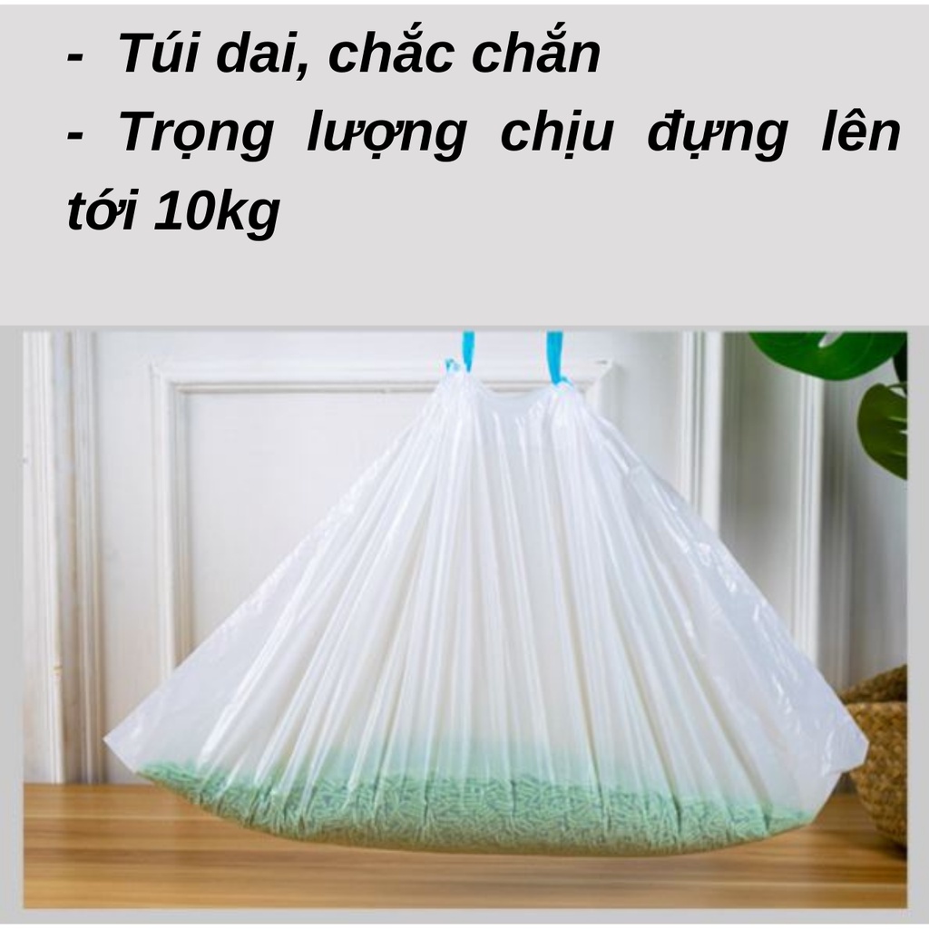 Túi nilon sinh học khay cát cho mèo size 15 túi / Biological poop bag