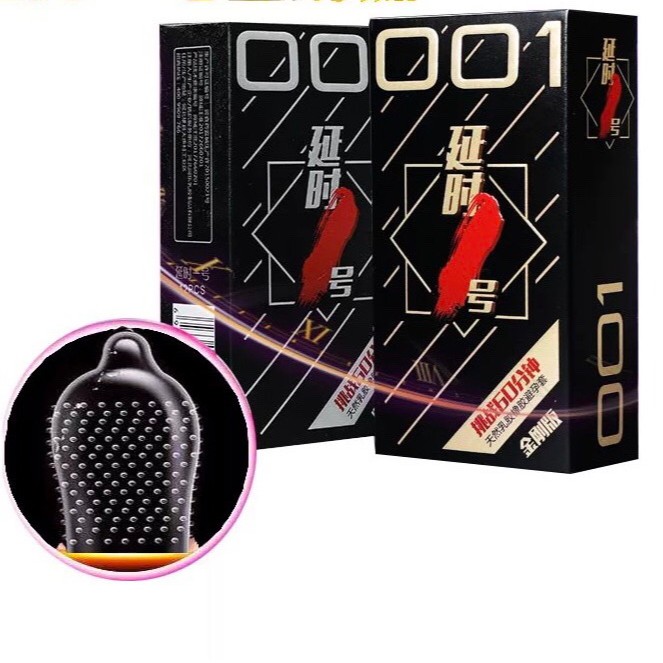Bao Cao Su 0.01 Hạt Lớn, Kéo Dài Thời Gian - Hộp 12 Cái