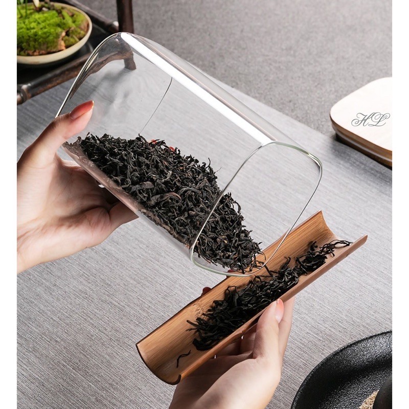 Lọ thuỷ tinh, Hũ thuỷ tinh Borosilicate nắp gỗ vuông các cỡ
