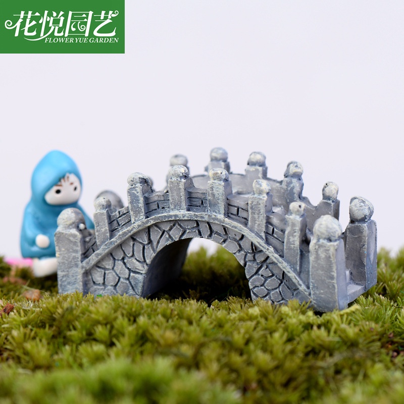 Resin bridge decoration palace retro phong cách jiangnan bridge sáng tạo nghệ thuật trang trí vật liệu