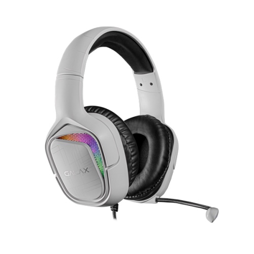 Tai nghe gaming Galax SONAR-04 (Trắng/Đen) - Led RGB - giả lập âm thanh 7.1 - Kết nối USB - Hàng chính hãng