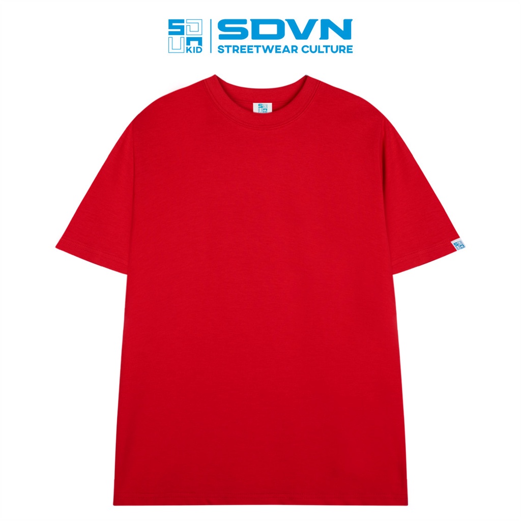 Áo Thun Trơn Trẻ Em - Cotton 100% Unisex form rộng Local Brand SDVN