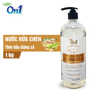 Nước rửa chén ON1 tinh dầu gừng sả gừng cam 1kg N5503 Clidstore