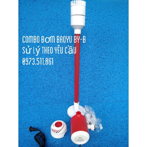 Combo bơm baoyu BYB 101 + hút mặt, đáy