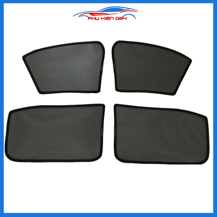Bộ 4 rèm chắn nắng nam châm Ranger 2014-2015-2016-2017-2018-2019-2020-2021 khung cố định chống tia UV