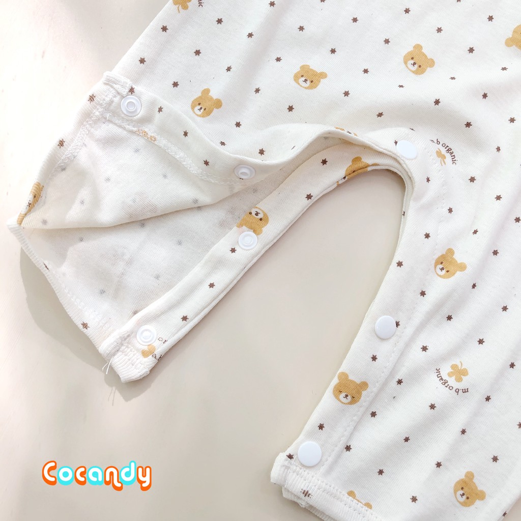 [Cocandy Official Store] Set bodysuit thun cotton họa tiết cho bé