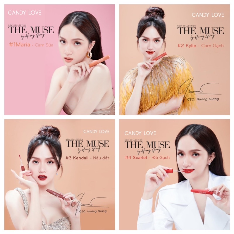 Son kem nhung lì Candy Love từ Hàn Quốc