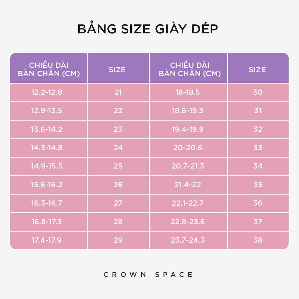 [Mã BMBAU300 giảm 7% đơn 499K] Giày Búp Bê Bé Gái Crown Space CRUK3102 cho bé 8-14 Tuổi