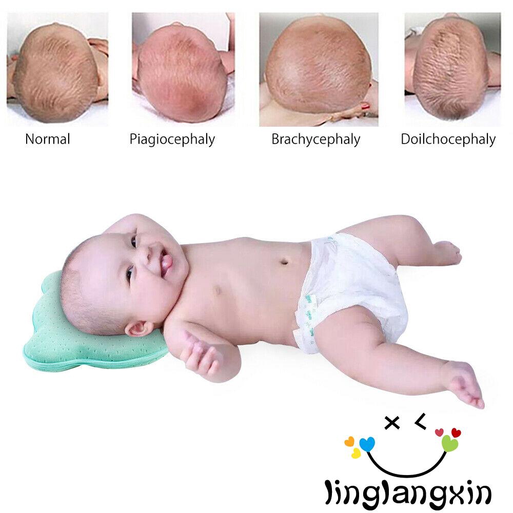 Gối cotton mềm cố định đầu khi ngủ chống lăn dành cho bé