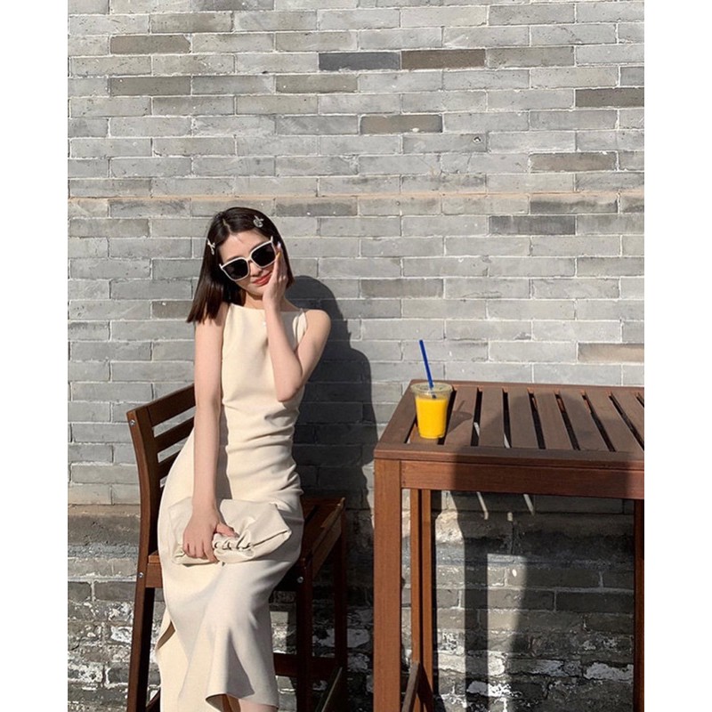 [FREESHIP - HÀNG LOẠI 1] VÁY 2 DÂY CỔ YẾM BODY XẺ KHOÁ SAU | BigBuy360 - bigbuy360.vn