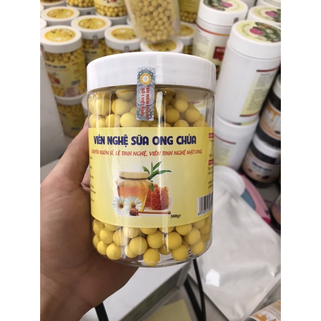 Trợ giá 500gram tinh bột nghệ viên mật ong nguyên chất