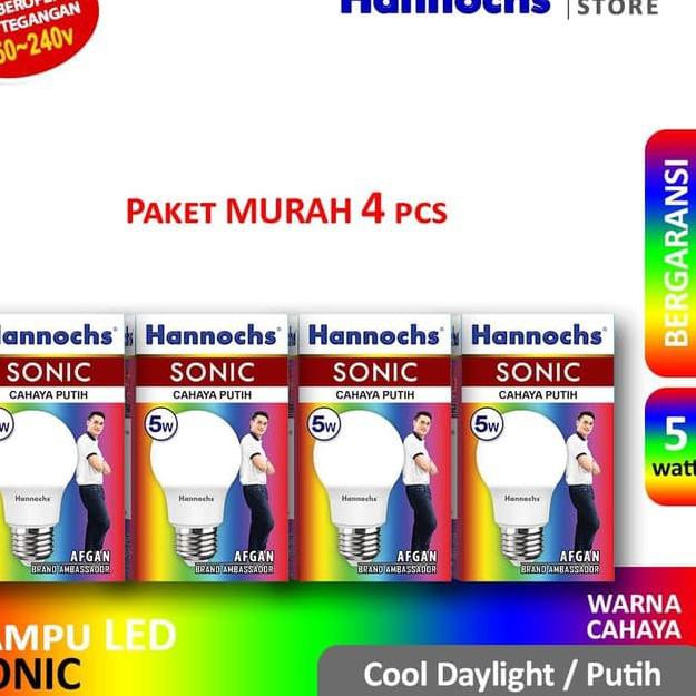 Mới nhất..... Hannochs - Bộ 4 đèn LED Sonic - 5W ánh sáng trắng