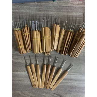 Kim móc len cán gỗ nhiều size