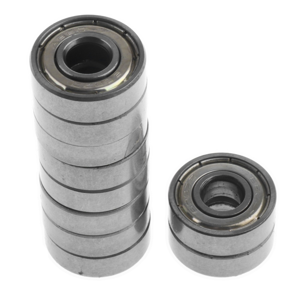 BolehDeals 10 Pieces Pro 608 zz (ABEC-7) Roller Skate Bearing , Skateboard Scooters