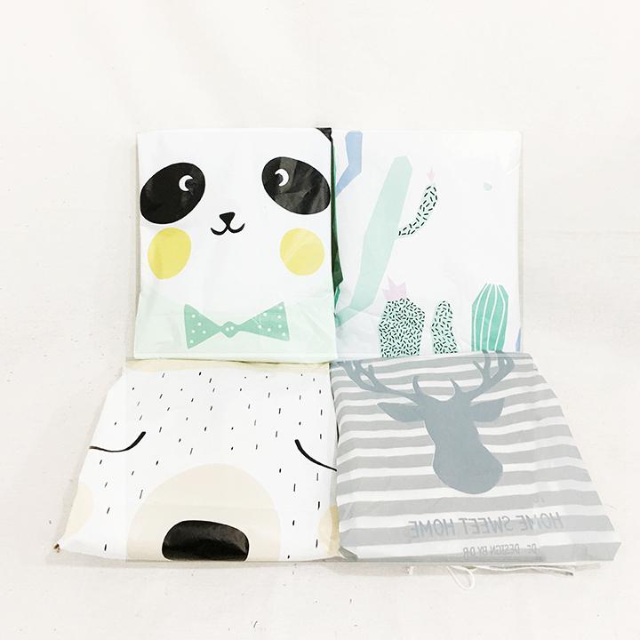 Túi đựng chăn màn quần áo đa năng chống ẩm xuất Nhật cỡ lớn, nhiều hình đáng yêu loại vải, GIAO HÌNH NGẪU NHIÊN