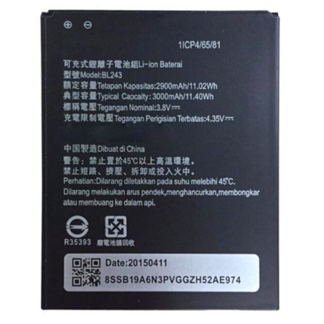 PIN Xịn BL243 cho LENOVO K3 NOTE A7000, A7000 PLUS