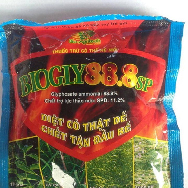 Chế Phẩm Trừ cỏ sinh học BIOGLY 88.8 - 100g